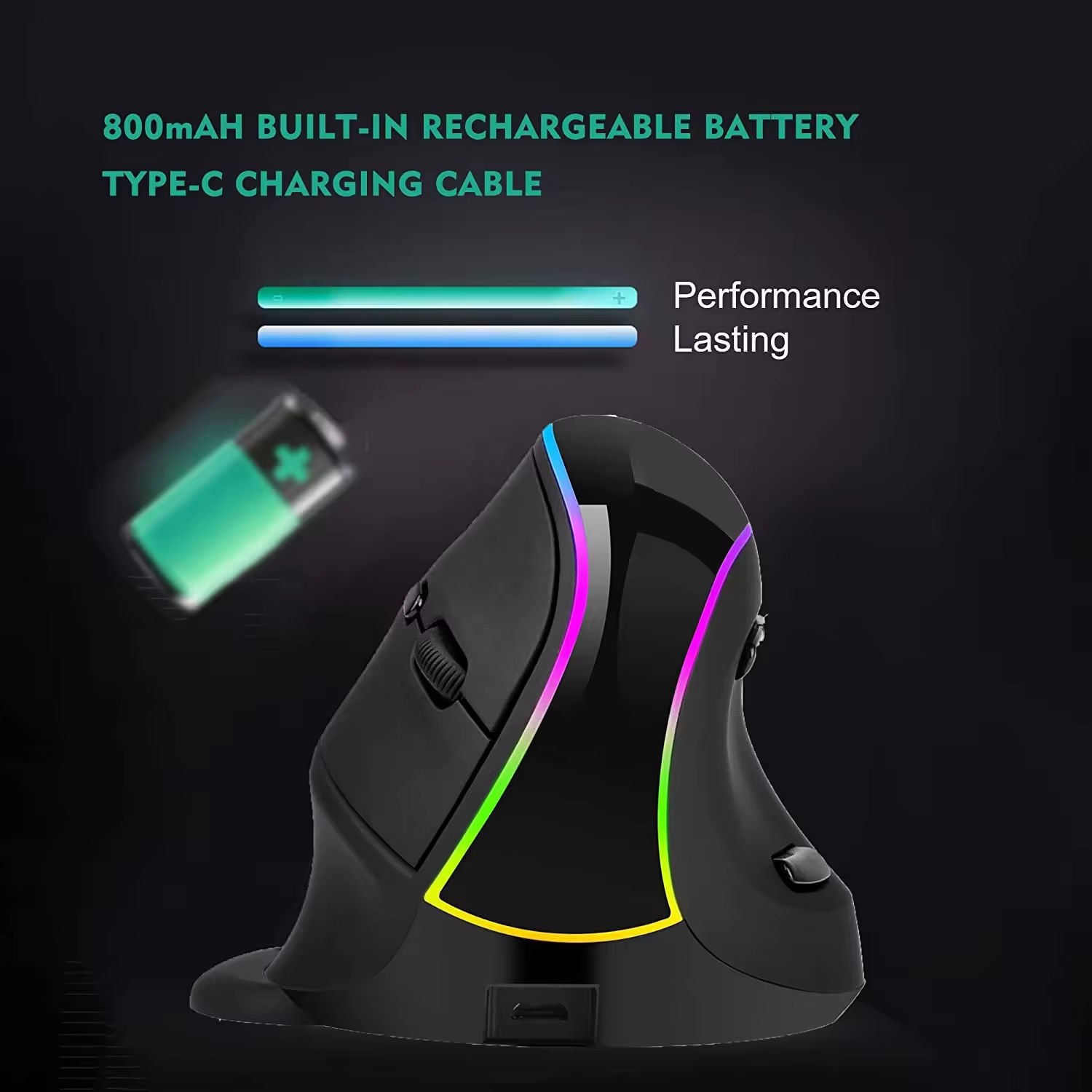 Backlit USB Optical Ergonomic Mouse Silent Mice Wrist Mouse Desktop Silent Gaming Mouse Ergonomic Mouse Gaming - Image 6